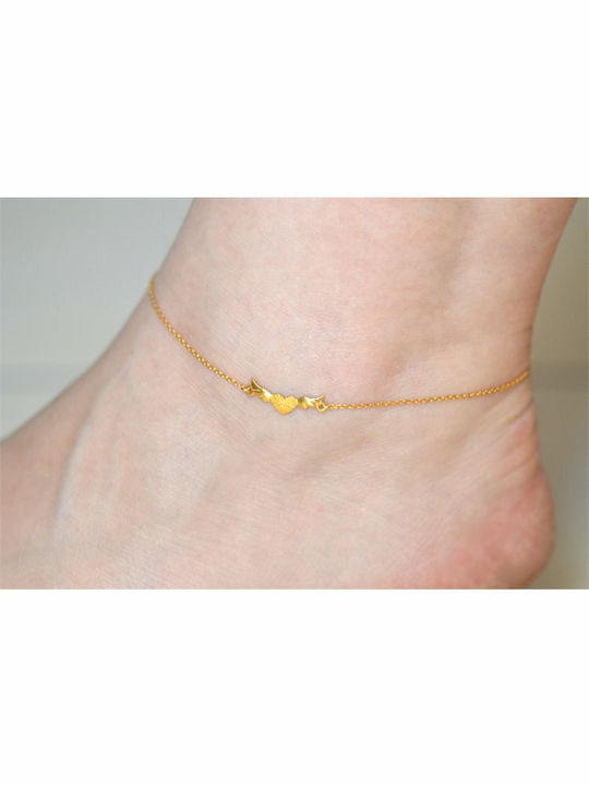 Paraxenies Bracelet Anklet Chain made of Silver Gold Plated