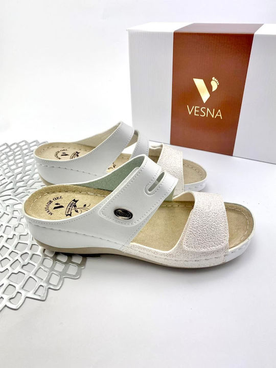 Vesna Anatomic Women's Slippers White