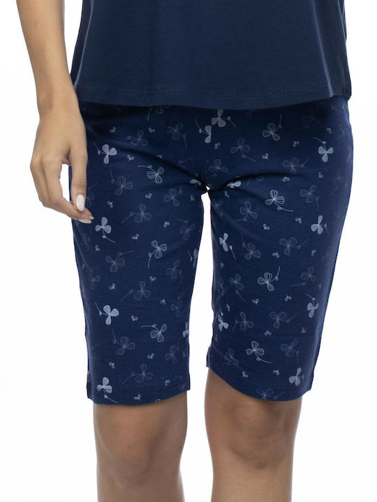 Galaxy Set Pijamale pentru Femei Albastru