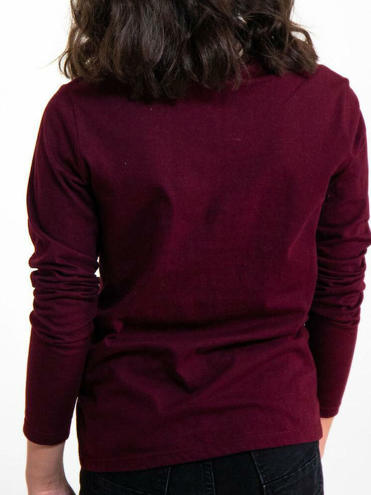 Garcia Jeans Kids Blouse Long Sleeve Burgundy