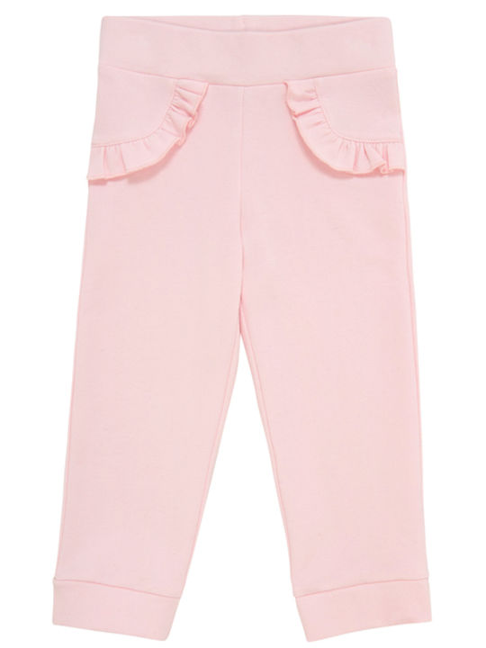 Balloon Chic Girls Fabric Trouser Pink