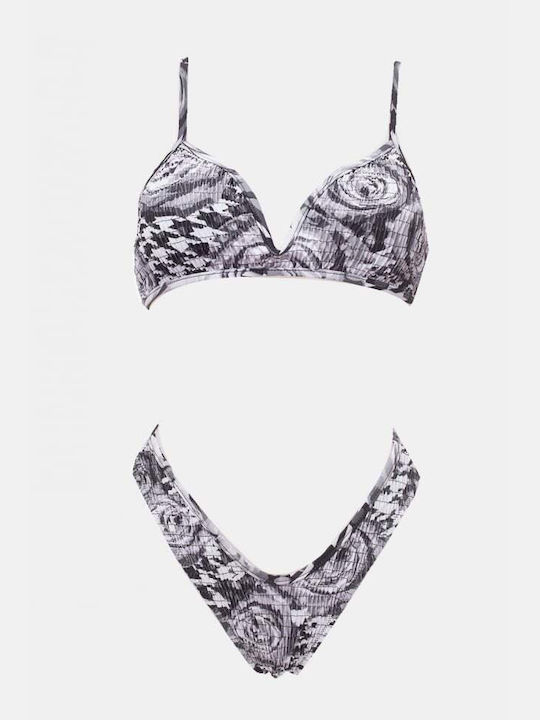 Bikini-Set Brasil Blumen Mehrfarbig