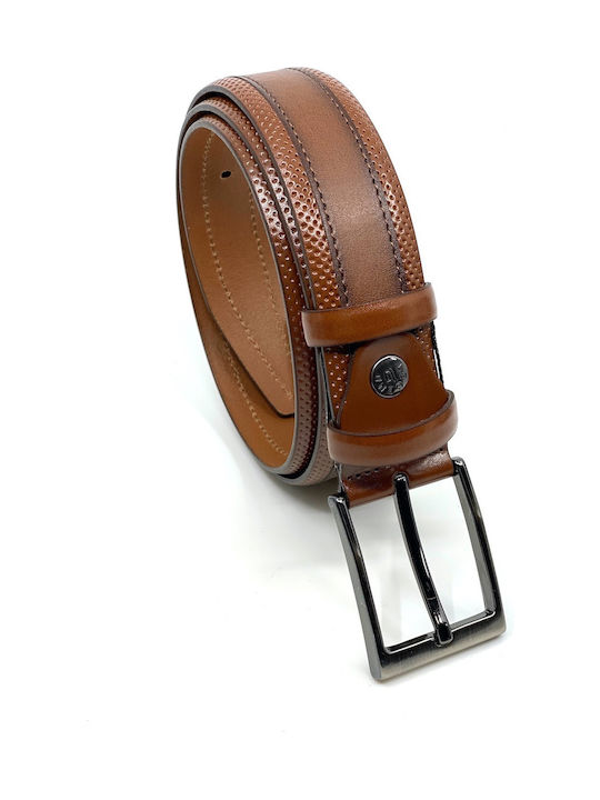 Legend Accessories Men's Leather Belt Tabac Brown