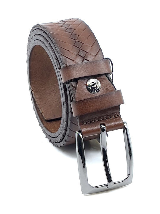 Legend Accessories Men's Leather Belt Tabac Brown