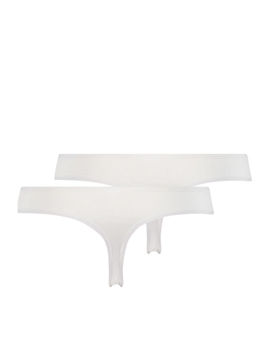 Kim Women's String Seamless White