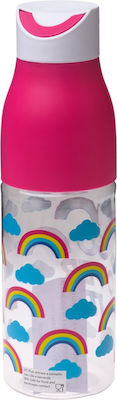 Tri-Coastal Design Kids Water Bottle Plastic Pink 750ml