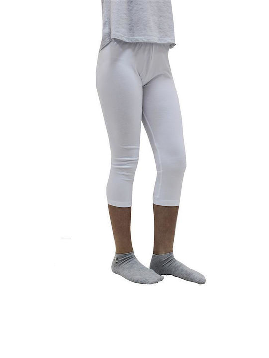 Inizio Kids Capri Legging White