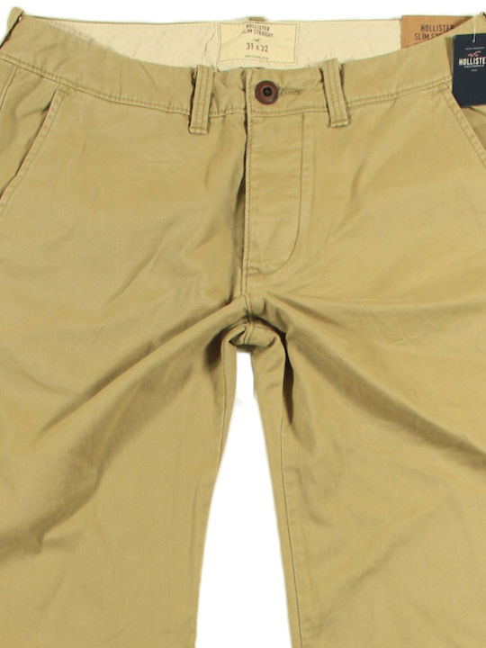 Trousers Chino in Slim Fit Beige