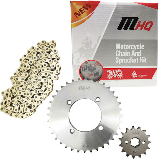MHQ Σετ Γρανάζια Αλυσίδα για Yamaha Crypton R 115
