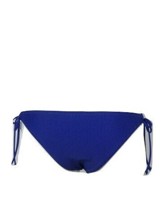 Bikini Slip με Κορδονάκια Μπλε