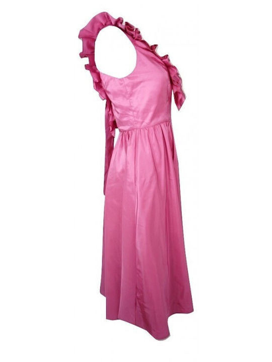 Desiree Mini Dress for Wedding / Baptism Fuchsia