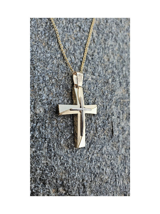 Papadopoulos Gold Men's Gold Cross 14K