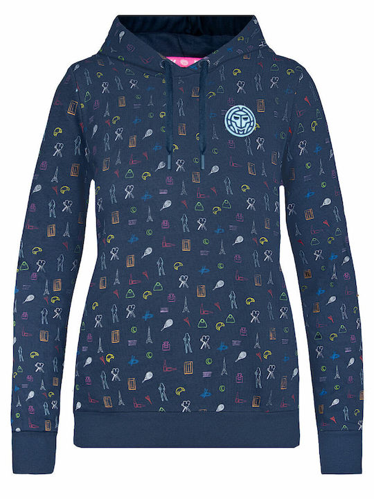 Women's Sweatshirt Hooded Blue