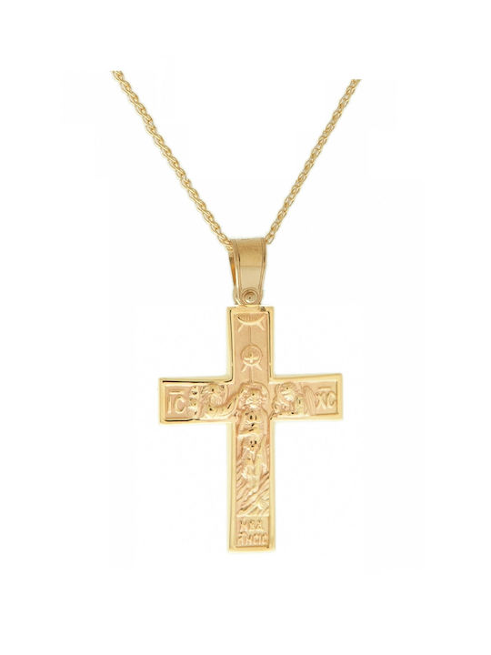 Papadopoulos Gold Men's Gold Cross 14K