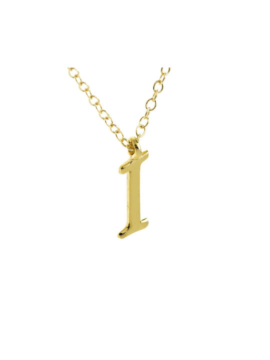 Ioannou24 Necklace Monogram from Gold 9 K