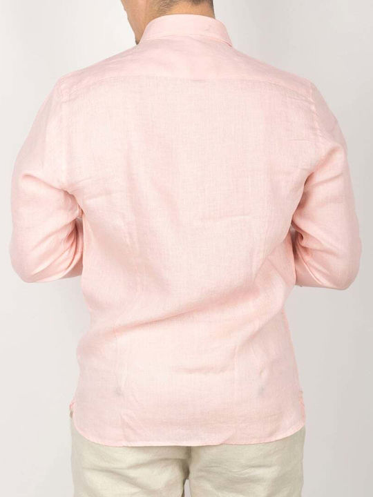 Dstrezzed Men's Shirt Long Sleeve Pink