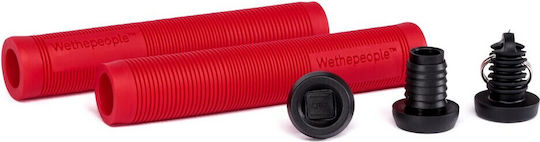 W-T-P WTRED0012 BMX Fahrradlenkergriffe σε Rot Χρώμα