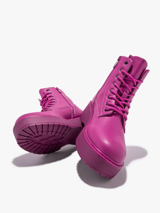 Women's Ankle Boots Fuchsia