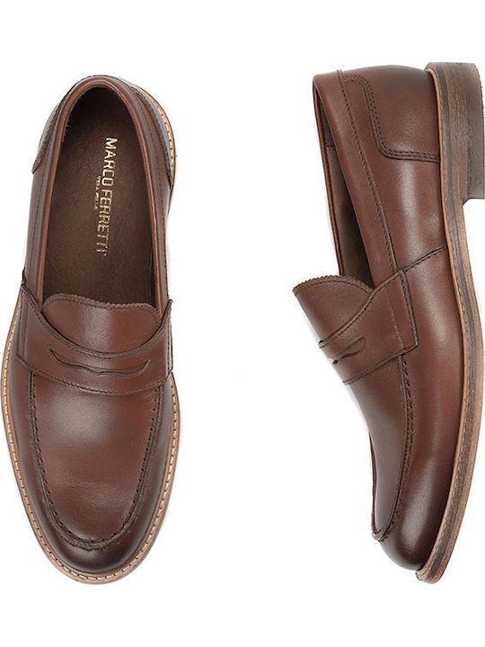 Men's Leather Loafers Brown