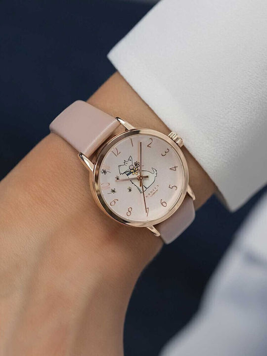 Radley Women's Watch with Pink Leather Strap