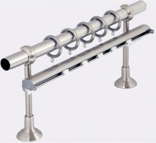 Bare pentru perdele Metalic Single Φ25mm 120cm Σπάρτη 2101275 Bare pentru perdele Metalic Single Φ25mm 120cm Σπάρτη 2101275