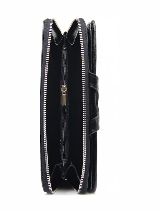 Leather Women's Wallet Classic Black