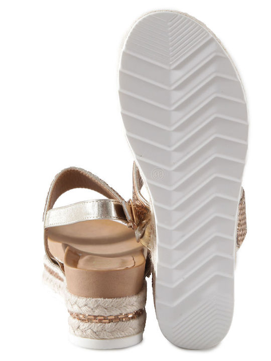 Sandale Casual Damă Flatforme Maro