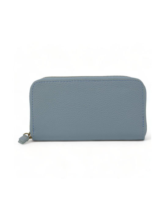 Passaggio Leather Large Leather Women's Wallet Blue