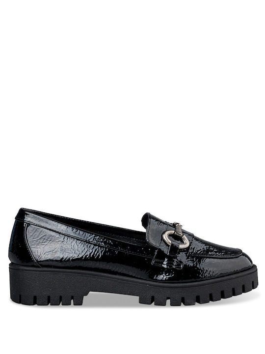 Envie Shoes Γυναικεία Oxfords σε Μαύρο Χρώμα