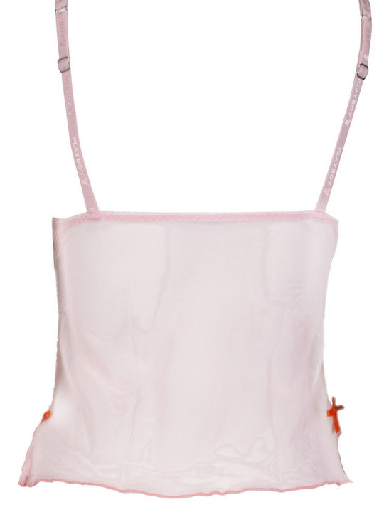 Playboy Pentru Femei Bluză Pijamale Pink