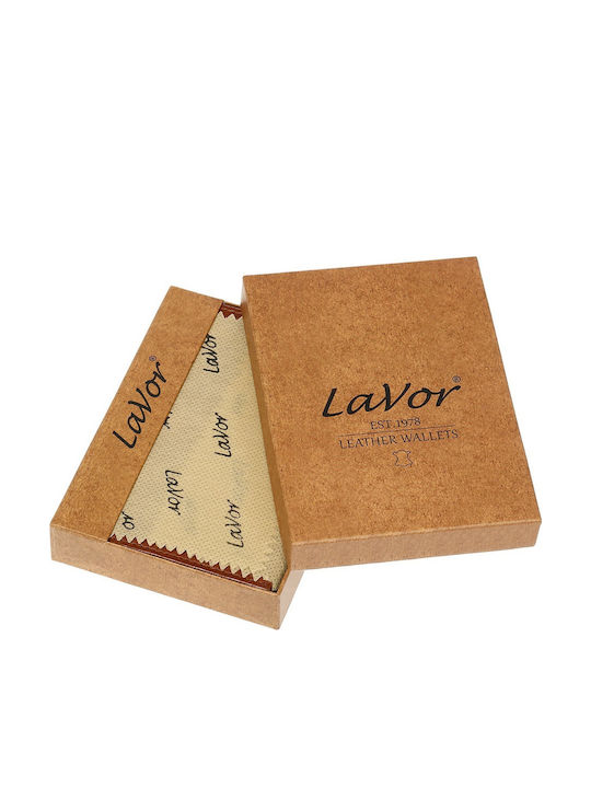 Small Leather Women's Card Wallet with RFID Red