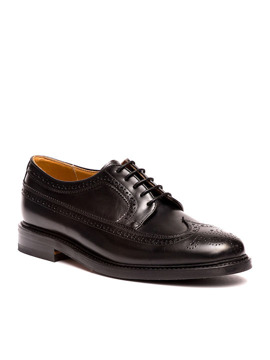 Perlamoda Men's Leather Oxfords Black