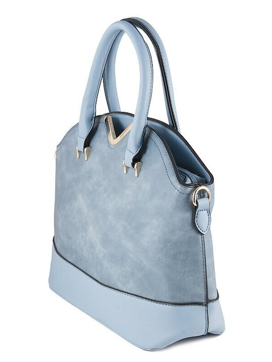 Nines Damen Tasche Hand Hellblau