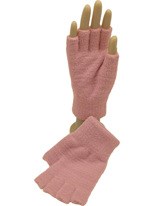 Pink Knitted Ръкавици