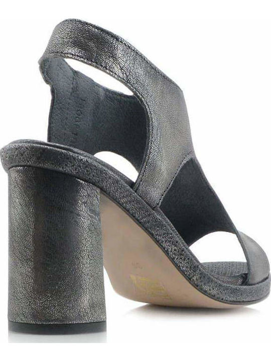 Leather Sandals Gray