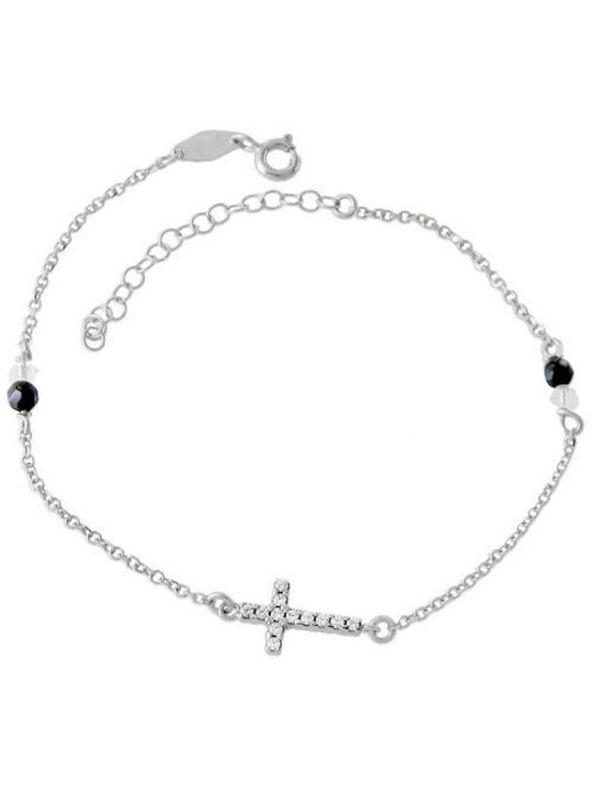 Xrisokosmima Damen Armband aus Weißgold 14K