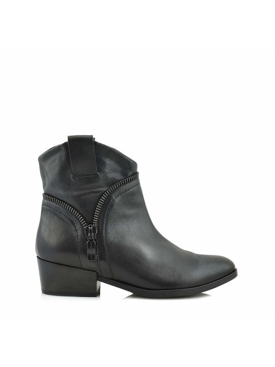 Janet & Janet Women's Leather Boots Black