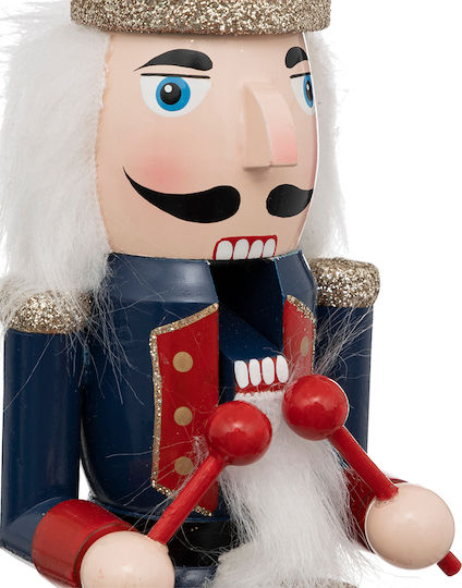 Atmosphera Nutcracker Χριστουγεννιάτικος Καρυοθραύστης Ύψους 31.5εκ.