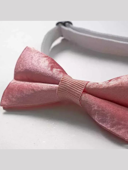 Neke Kids' Fabric Bow Tie Pink