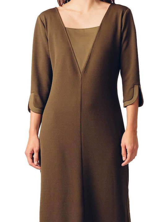 Midi Dress Khaki