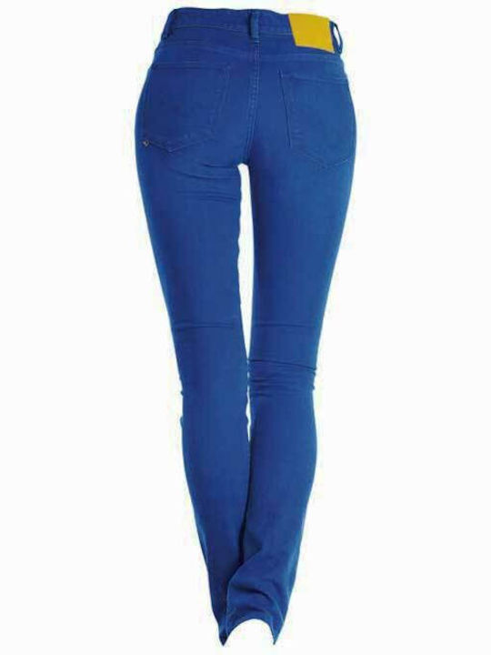 Wesc Damen Baumwolle Hose in Schlanker Passform Blau