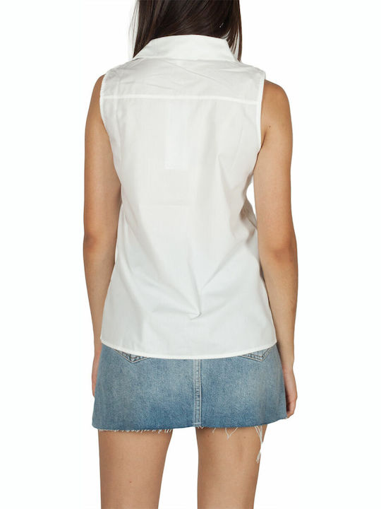 Migle + Me Women's Sleeveless Shirt White