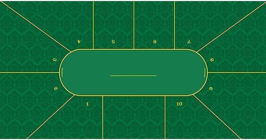 Pokeritems Felt Fabric Green 295x100cm