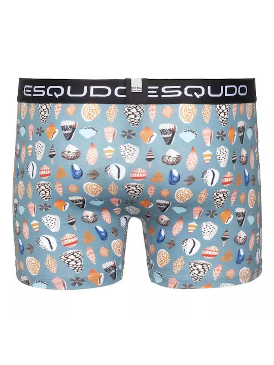 Esqudo Men's Boxer Multicolour with Patterns