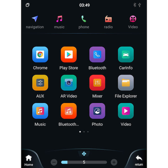 Lenovo Auto-Audiosystem für Opel Astra 2011-2016 (Bluetooth/USB/AUX/WiFi/GPS/Apple-Carplay/Android-Auto) mit Touchscreen 9.7"