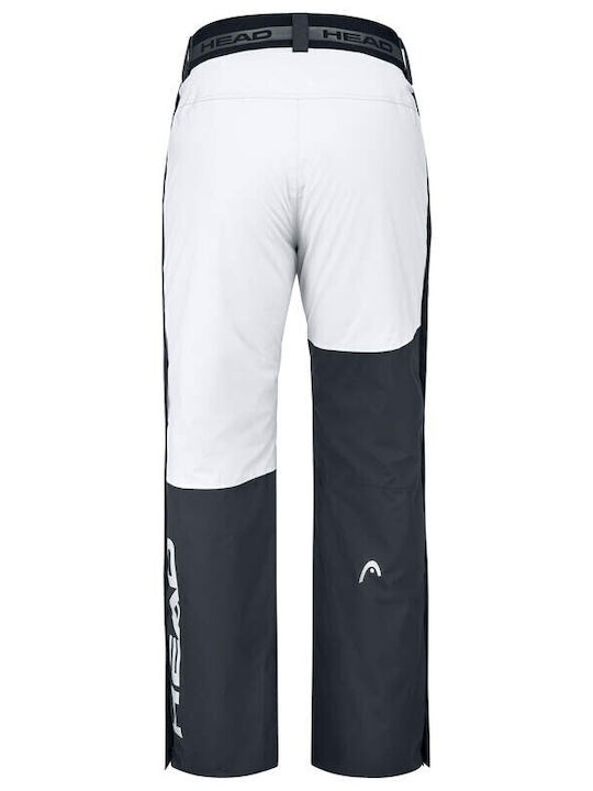 Head Race 821533 Men's Trousers for Ski & Snowboard White