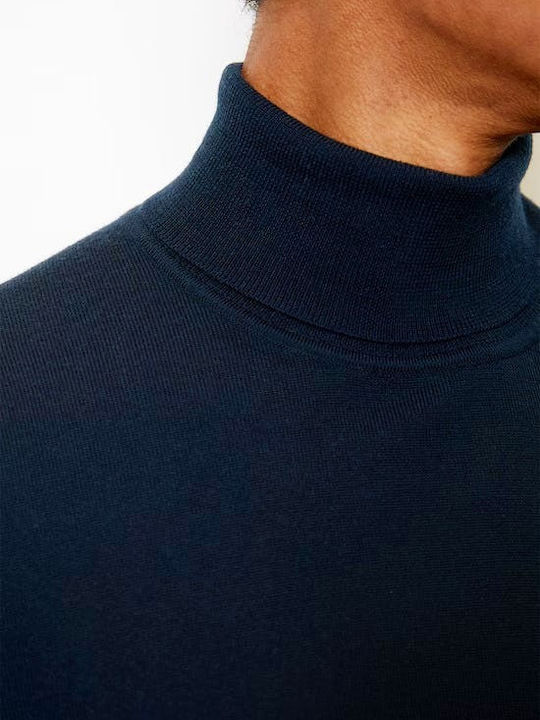 Marc O'Polo Men's Long Sleeve Sweater Turtleneck BLUE