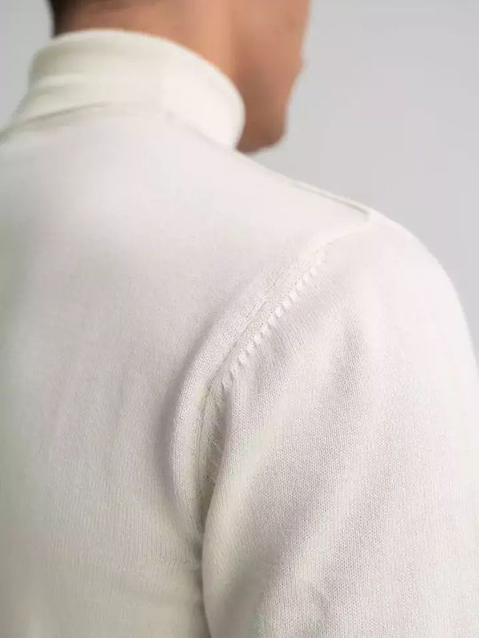 40 Long Sleeve Sweater White