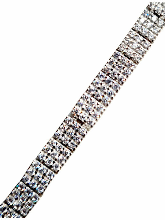 Bracelet made of Silver with Zircon