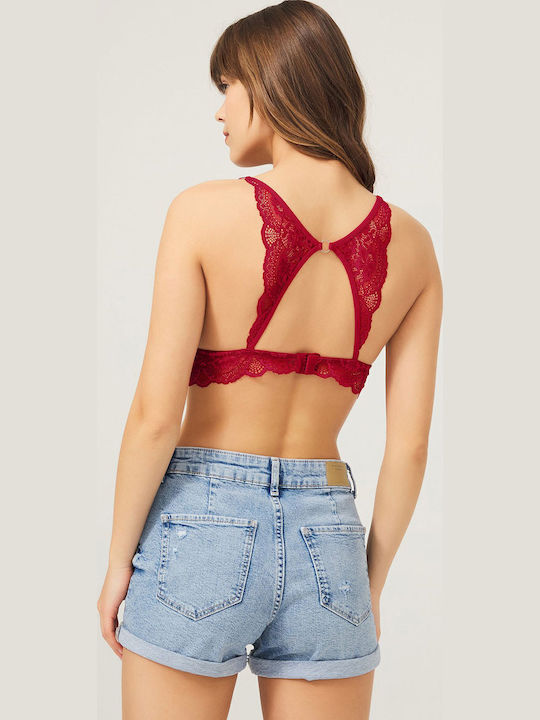 CottonHill Bralette Σουτιέν Κόκκινο